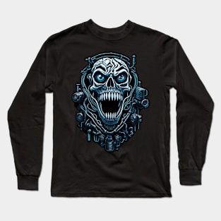 Cyborg Heads Long Sleeve T-Shirt